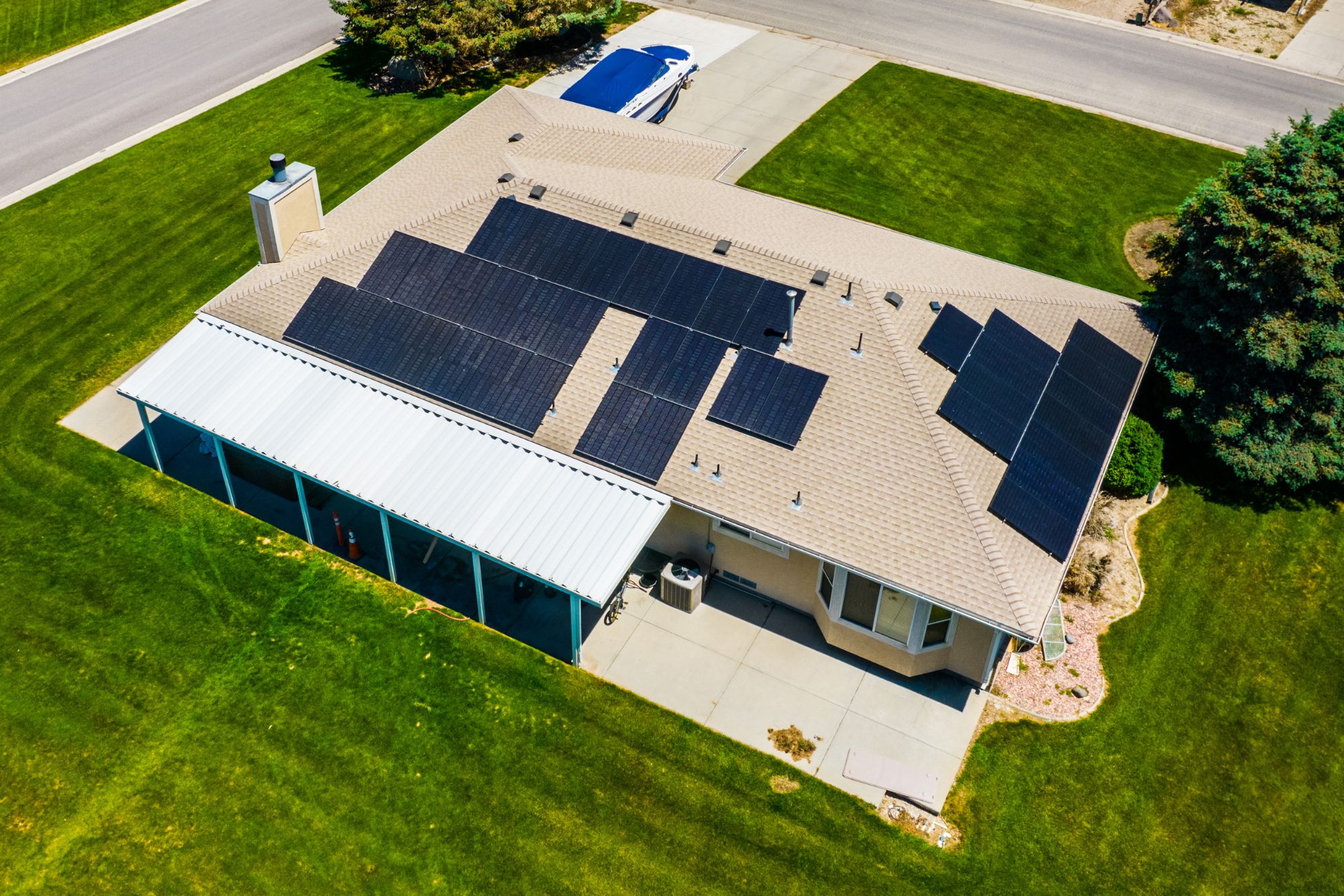 Solar Panels On Local Home 1